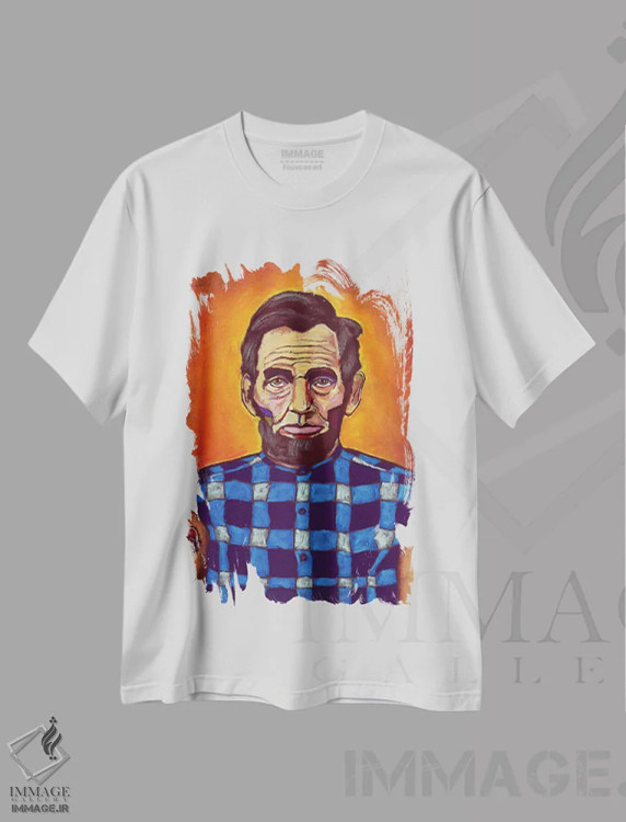 تیشرت سفید طرح دار خالکوبی مادر لینکلن، تزئینی اثر دیویدای هینْدز | immage.ir