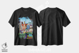 تیشرت مشکی طرح دار به اسپرینگفیلد خوش آمدید، تزئینی اثر دیویدای هینْدز | فروشگاه ایماژ