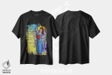 تیشرت مشکی طرح دار فرشتگان، تزئینی اثر دیویدای هینْدز | immage.ir