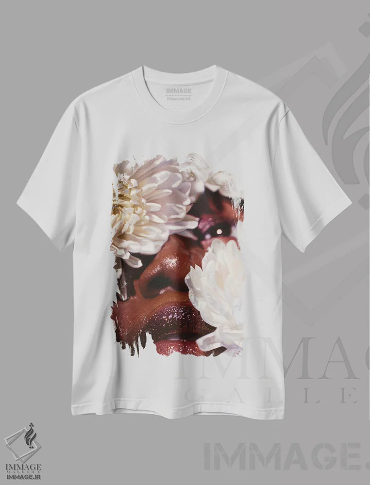 تیشرت سفید طرح دار رؤیا، هنر آمریکایی آفریقایی تبار اثر دیوید شپرد | immage.ir