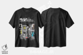 تیشرت مشکی طرح دار خیابان های نیویورک سیتی، هنر دیجیتال اثر دیکاتمی | فروشگاه ایماژ