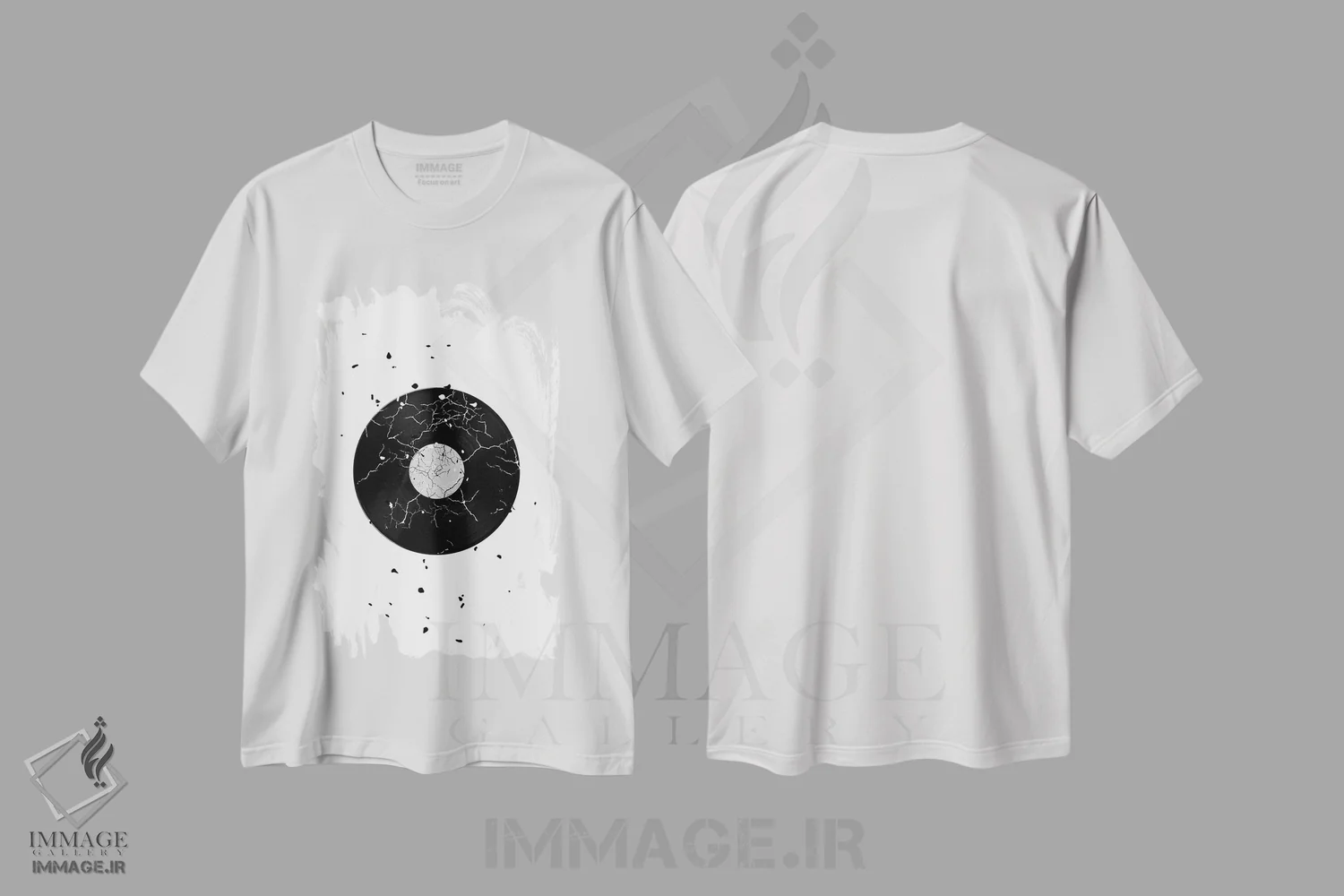 تیشرت سفید طرح دار صفحه شکسته، دکوراسیون جایگزین اثر پیج ترنر | immage.ir