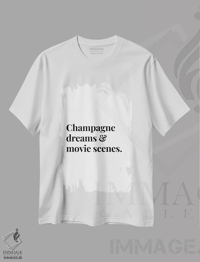 تیشرت سفید طرح دار آثار پیج ترنر - فروشگاه ایماژ