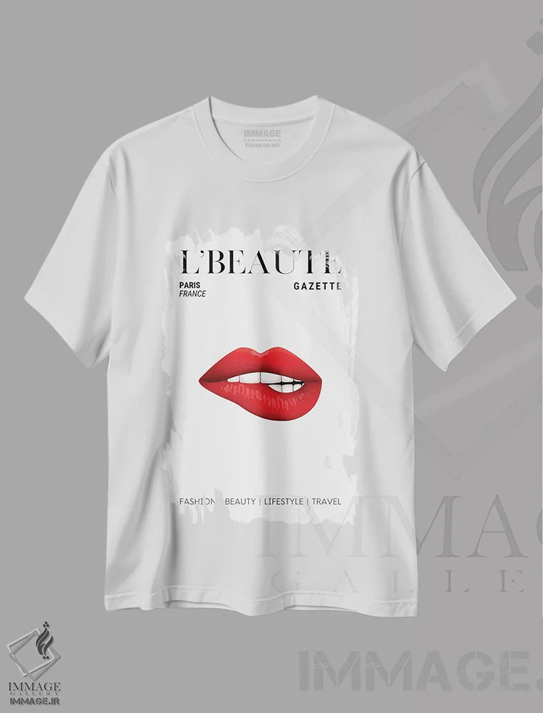 تیشرت سفید طرح دار آثار پیج ترنر - فروشگاه ایماژ