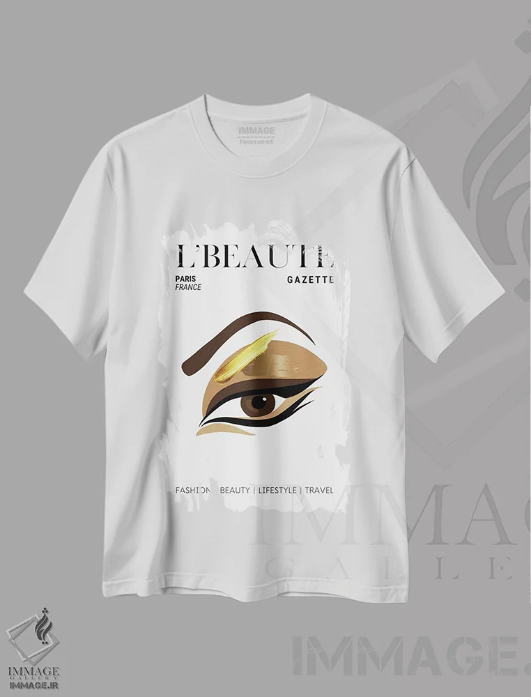 تیشرت سفید طرح دار آثار پیج ترنر - فروشگاه ایماژ