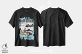 تیشرت مشکی طرح دار سبک زندگی من با کاروان، هنر دیجیتال اثر داگ ایز گود اند کت ایز گود | immage.ir