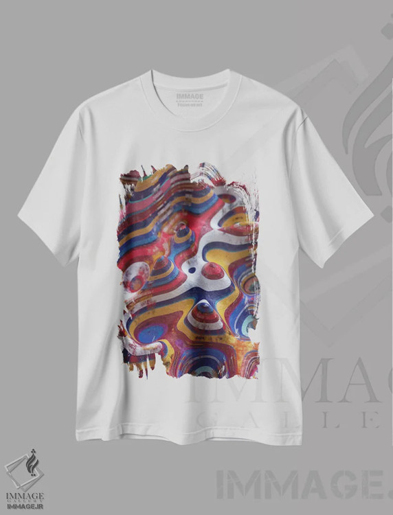 تیشرت سفید طرح دار گم شو اثر دنی ایوان | فروشگاه ایماژ