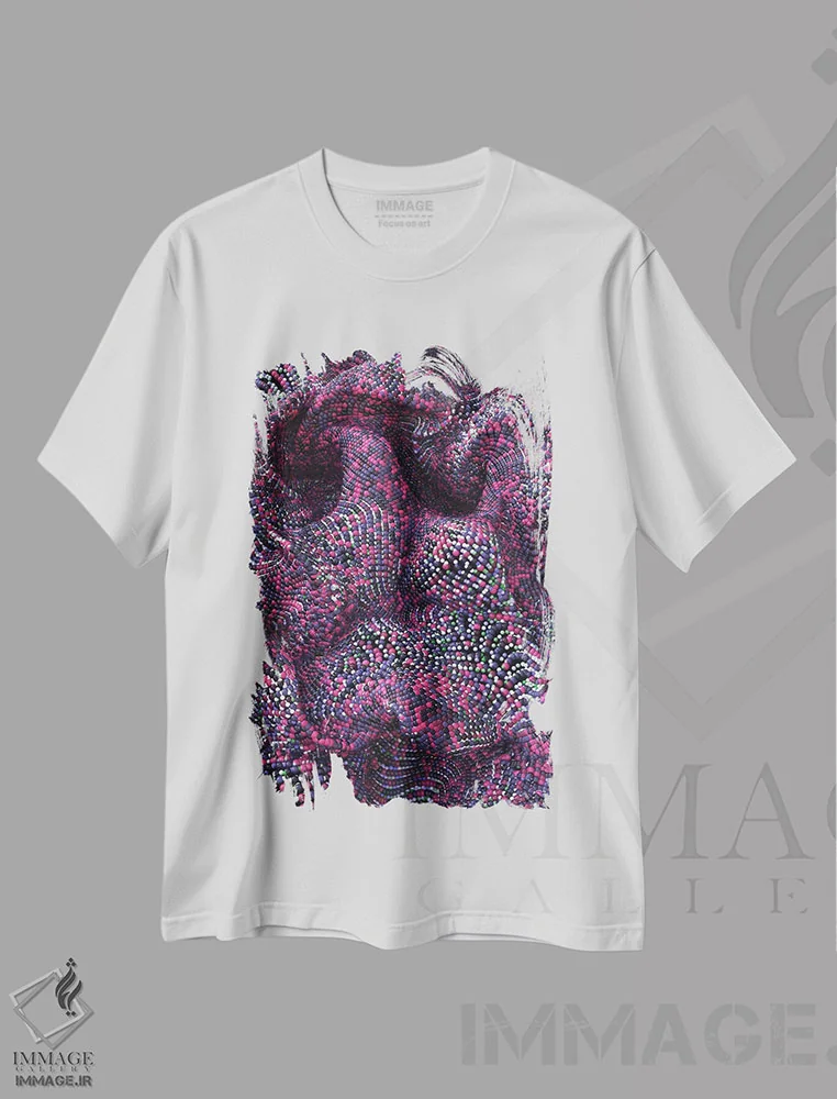 تیشرت سفید طرح دار میوه های قرمز اثر دنی ایوان | فروشگاه ایماژ