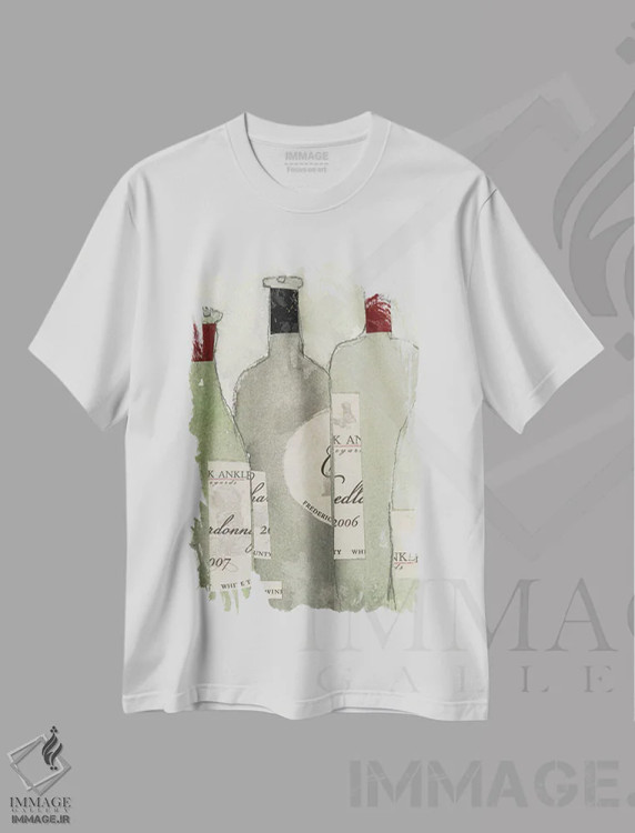 تیشرت سفید طرح دار پس از گردهمایی I، دکور معاصر اثر ساموئل دیکسون | immage.ir