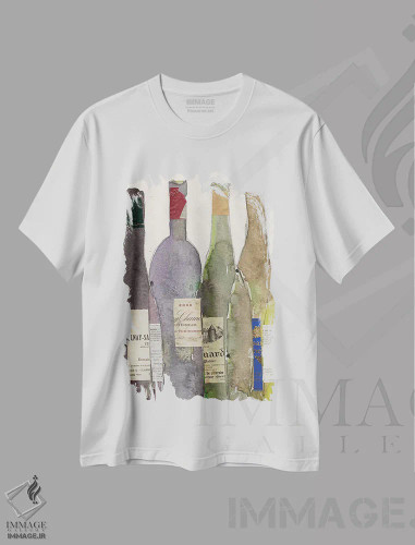 تیشرت سفید طرح دار بهترین های کارخانه II، دکور معاصر اثر ساموئل دیکسون | فروشگاه ایماژ
