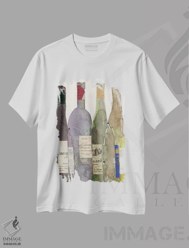 تیشرت سفید طرح دار بهترین های کارخانه II، دکور معاصر اثر ساموئل دیکسون | فروشگاه ایماژ