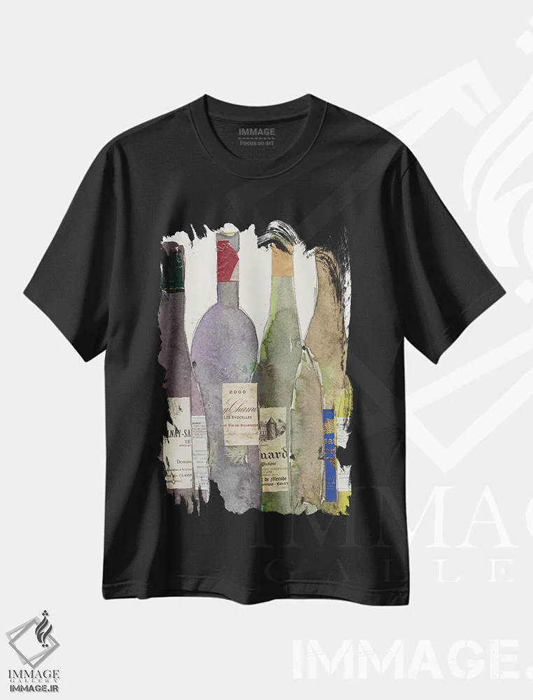 تیشرت مشکی طرح دار بهترین های کارخانه II، دکور معاصر اثر ساموئل دیکسون | immage.ir