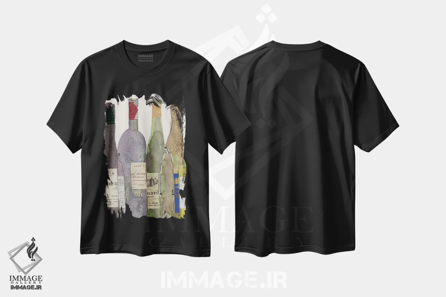 تیشرت مشکی طرح دار بهترین های کارخانه II، دکور معاصر اثر ساموئل دیکسون | immage.ir