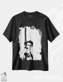 تیشرت مشکی طرح دار هری کثیف، هنر تزئینی سیاه و سفید اثر دراپ کیک آرت | immage.ir