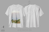تیشرت سفید طرح دار نگهبان تیمپا نوگوس، مدیوم اثر داستین لِفور | فروشگاه ایماژ