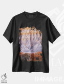 تیشرت مشکی طرح دار اثر حیرت انگیز، مدیوم اثر داستین لِفور | فروشگاه ایماژ