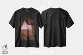 تیشرت مشکی طرح دار دنیای گمشده، مدیوم اثر داستین لِفور | فروشگاه ایماژ