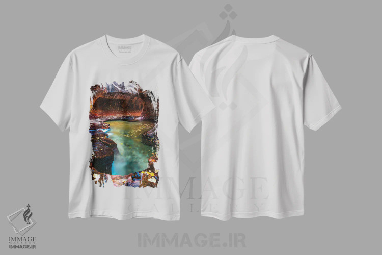 تیشرت سفید طرح دار مترو، مدیوم اثر داستین لِفور | immage.ir