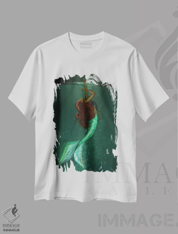 تیشرت سفید طرح دار آثار دی لاشه آرتیستری - immage.ir