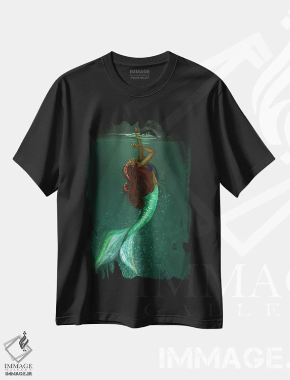 تیشرت مشکی طرح دار آثار دی لاشه آرتیستری - فروشگاه ایماژ
