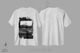 تیشرت سفید طرح دار نمای قطار، هنر دیجیتال اثر دانیلو د آلکساندریا | فروشگاه ایماژ