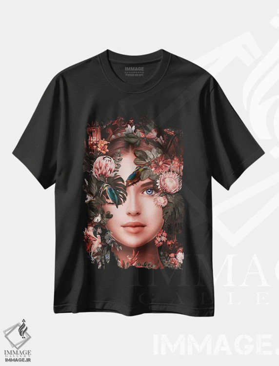 تیشرت مشکی طرح دار رویای تراکوتا II، هنر دیجیتال اثر دانیلو د آلکساندریا | immage.ir