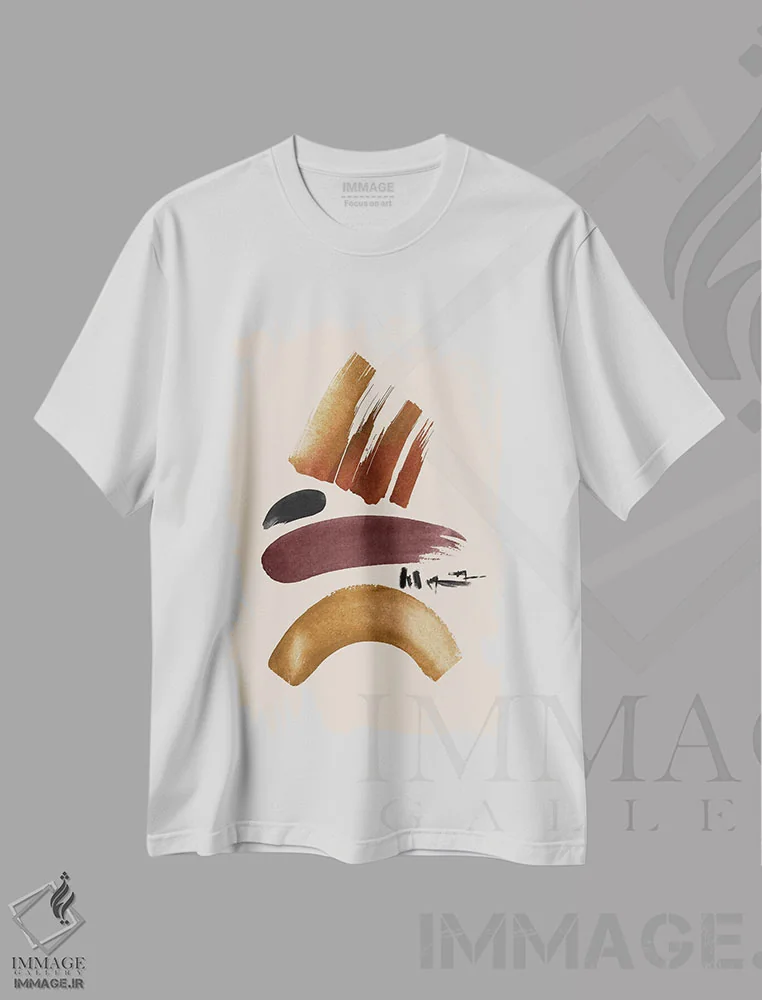 تیشرت سفید طرح دار رویای تراکوتا X اثر دانیلو د آلکساندریا | immage.ir