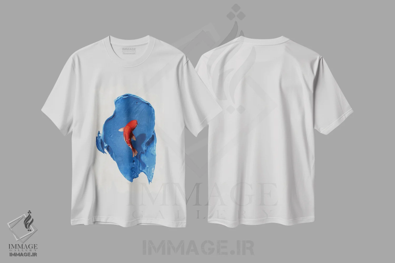 تیشرت سفید طرح دار رویای آبی IV، مدیوم اثر دانیلو د آلکساندریا | immage.ir
