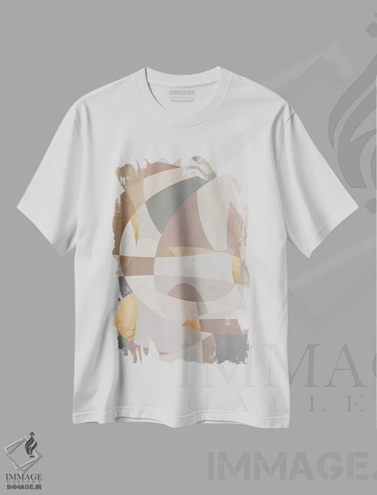 تیشرت سفید طرح دار رویای استتار II اثر دانیلو د آلکساندریا | فروشگاه ایماژ
