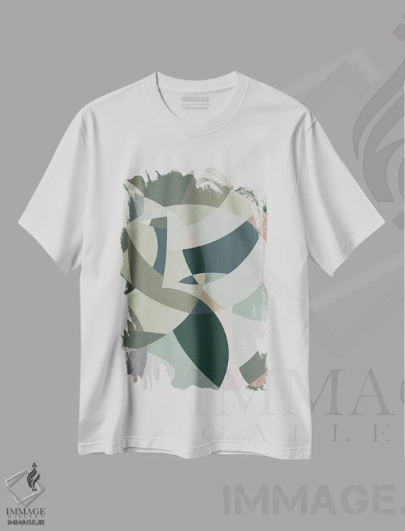 تیشرت سفید طرح دار رویای استتار IV اثر دانیلو د آلکساندریا | immage.ir