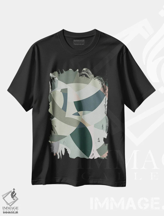 تیشرت مشکی طرح دار رویای استتار IV اثر دانیلو د آلکساندریا | فروشگاه ایماژ