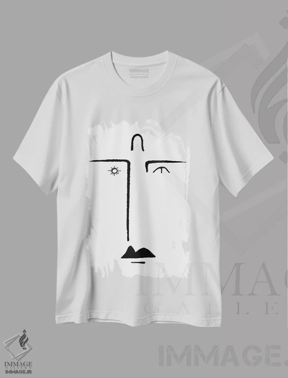 تیشرت سفید طرح دار ریو، برزیل III، هنر تزئینی سیاه و سفید اثر دانیلو د آلکساندریا | immage.ir