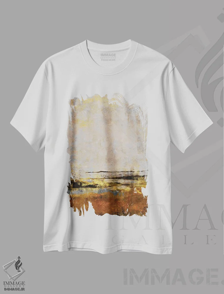 تیشرت سفید طرح دار انتزاعی خیابانی اثر دانیلو د آلکساندریا | immage.ir