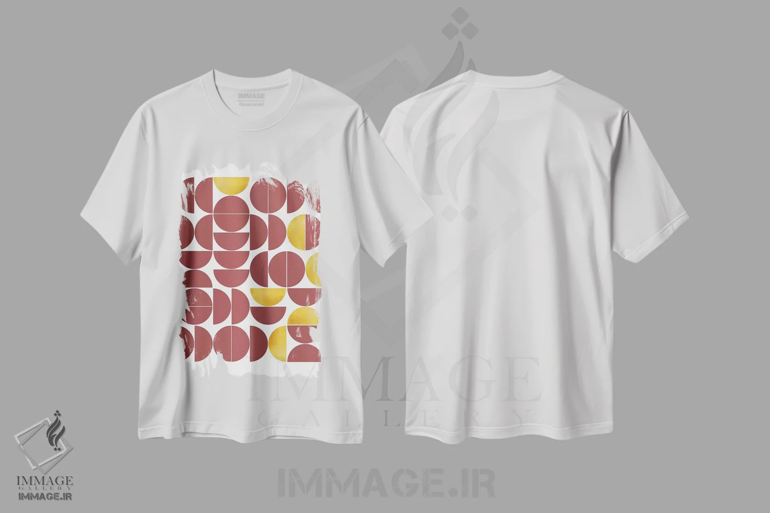 تیشرت سفید طرح دار کوکو I، آبستره اثر دانیلو د آلکساندریا | immage.ir