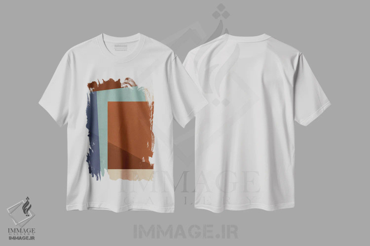 تیشرت سفید طرح دار پر از رنگ IV اثر دانیلو د آلکساندریا | immage.ir