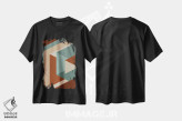 تیشرت مشکی طرح دار پر از رنگ III اثر دانیلو د آلکساندریا | immage.ir