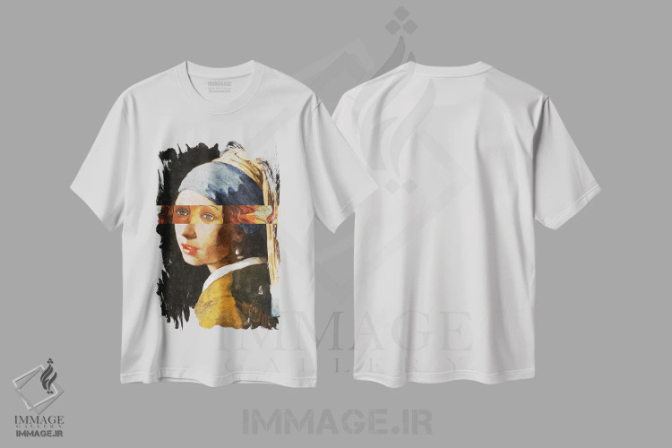 تیشرت سفید طرح دار چهره های هنر خیابانی، دکور معاصر اثر دانیلو د آلکساندریا | immage.ir
