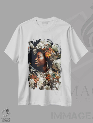 تیشرت سفید طرح دار آثار دانیلو د آلکساندریا - immage.ir