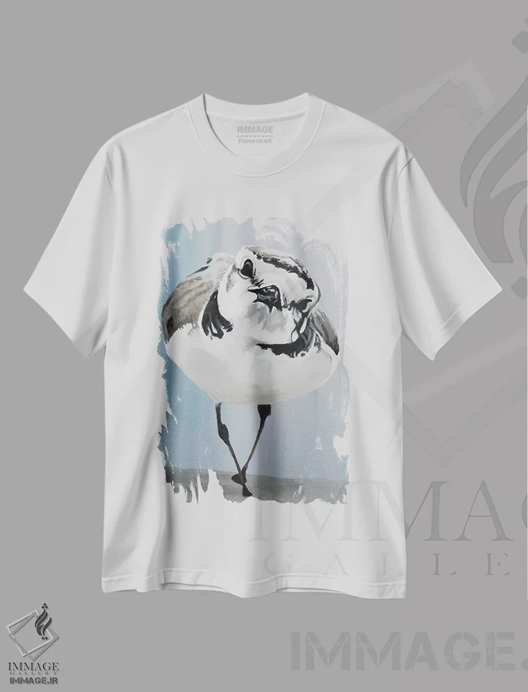 تیشرت سفید طرح دار غرور و ژست، دکور ساحلی اثر دی لین رول | immage.ir
