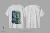 تیشرت سفید طرح دار علف دریایی آکواریومی، تزئینی اثر درک مک کری | immage.ir