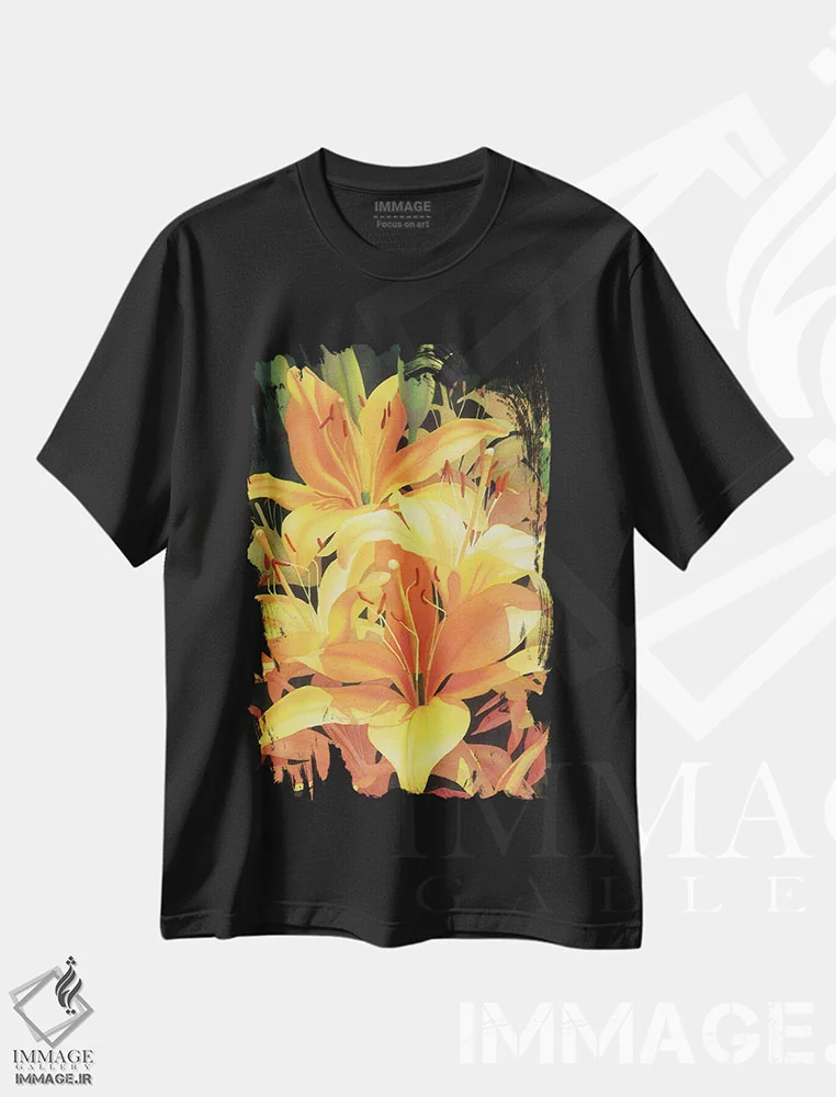 تیشرت مشکی طرح دار لب مطلب، دکور معاصر اثر دیانا میلر-پیرس | immage.ir