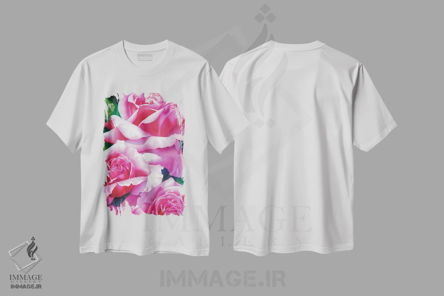 تیشرت سفید طرح دار لمس مخملین، دکور معاصر اثر دیانا میلر-پیرس | immage.ir