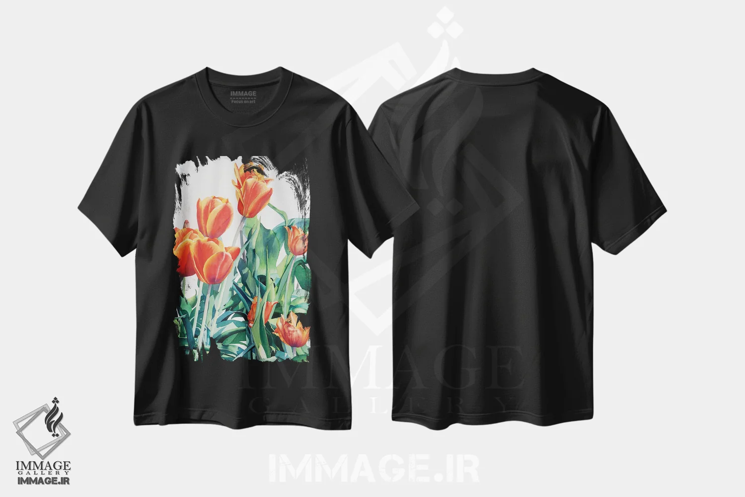 تیشرت مشکی طرح دار این لاله های دیوانه چه؟، دکور معاصر اثر دیانا میلر-پیرس | immage.ir