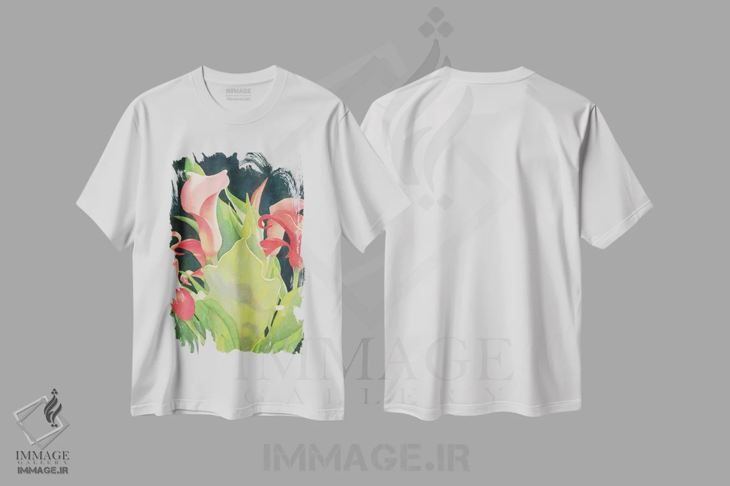 تیشرت سفید طرح دار دیده بان گلی - کالای لیلی، دکور معاصر اثر دیانا میلر-پیرس | immage.ir