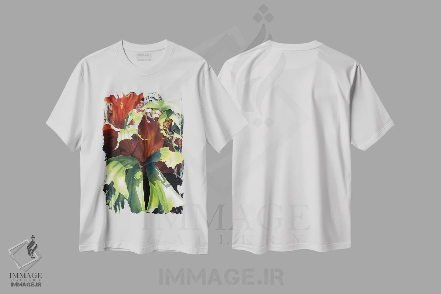 تیشرت سفید طرح دار تب جامائیکایی، دکور معاصر اثر دیانا میلر-پیرس | immage.ir