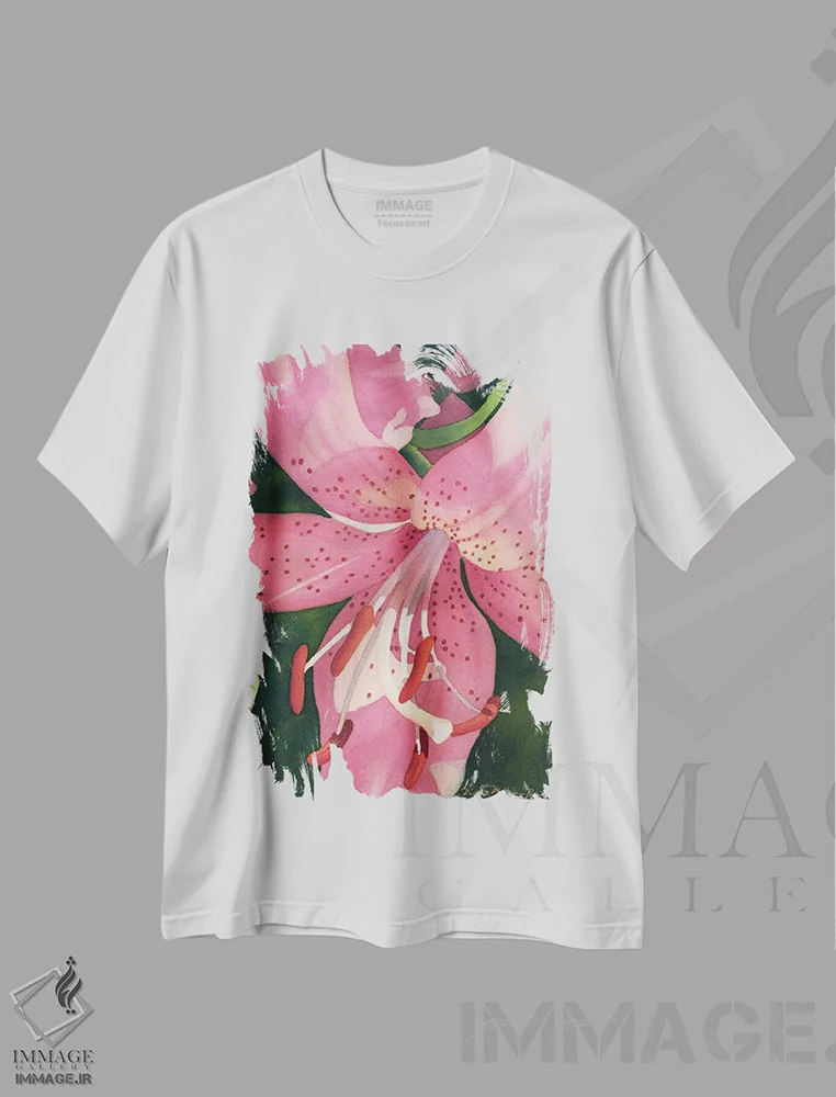 تیشرت سفید طرح دار فقط یک ببر، دکور معاصر اثر دیانا میلر-پیرس | immage.ir