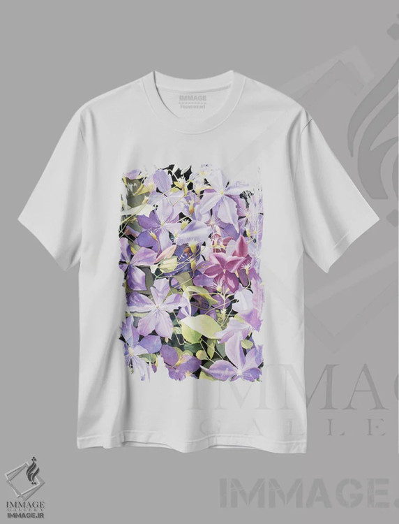 تیشرت سفید طرح دار سردرگمی اسطوخودوس، دکور معاصر اثر دیانا میلر-پیرس | immage.ir