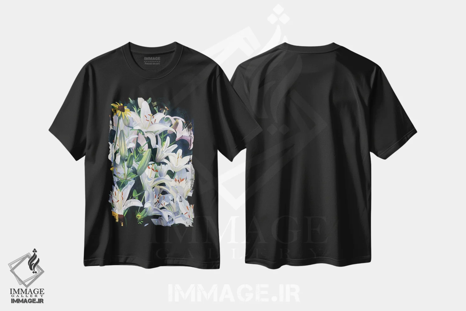 تیشرت مشکی طرح دار مزاحمان، دکور معاصر اثر دیانا میلر-پیرس | immage.ir