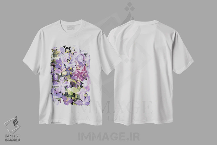 تیشرت سفید طرح دار سردرگمی اسطوخودوس، دکور معاصر اثر دیانا میلر-پیرس | immage.ir