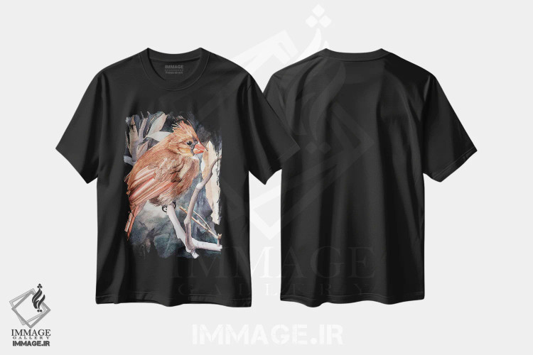 تیشرت مشکی طرح دار خانم کوچولوی پرچشم، دکور معاصر اثر دیانا میلر-پیرس | immage.ir